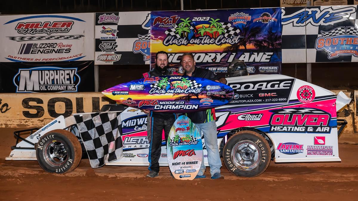 Becerra is incredible in unforgettable IMCA Clash on the Coast title clinching win