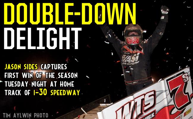 Sides Scores Home Track Win at I-30