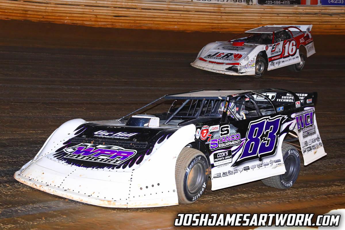 Volunteer Speedway (Bulls Gap, TN) – Castrol FloRacing Night in America – October 20th, 2021. (Josh James Artwork)