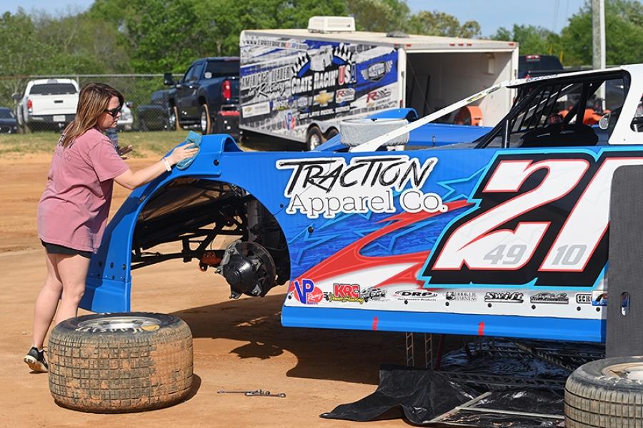 Cochran Motor Speedway (Cochran, GA) – Crate Racin’ USA – April 1st, 2023. (Brian McLeod photo)