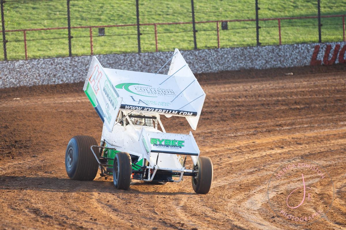 Bellm at Lake Ozark Speedway on Saturday after another Podium Run