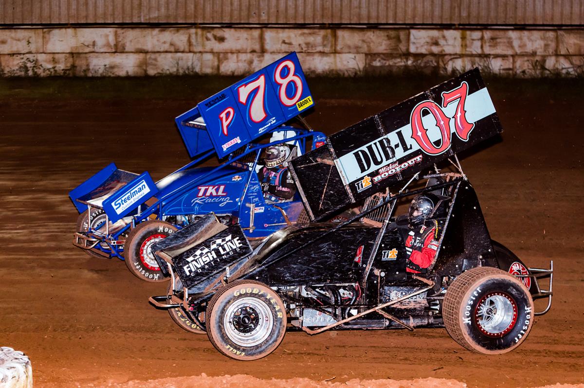 Michael Bookout Races to a Top 5 Finish in the "A" Feature and the Hard Charger Award