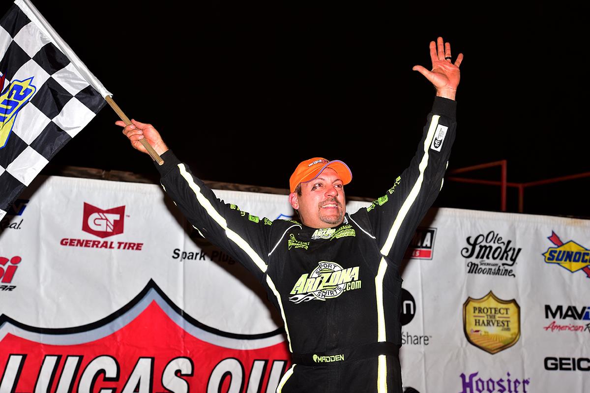 Chris Madden Marches to Second Straight Lucas Oil Dixie Shootout Win at Dixie Speedway