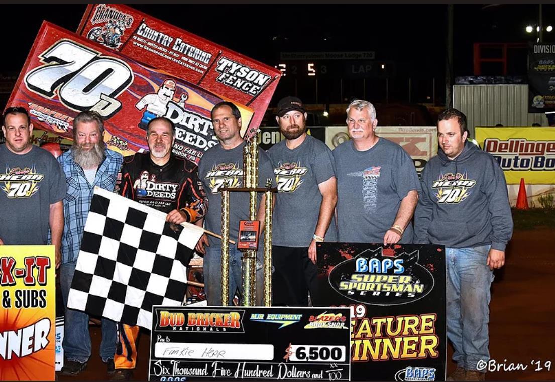 Frankie Herr Claims $6,500 Bud Bricker Nationals Win at BAPS Motor Speedway