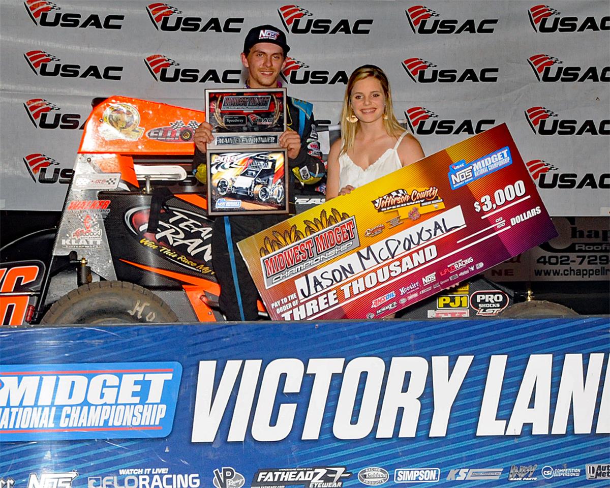 McDougal Masters USAC Midwest Midget Championship Night One at Jefferson County