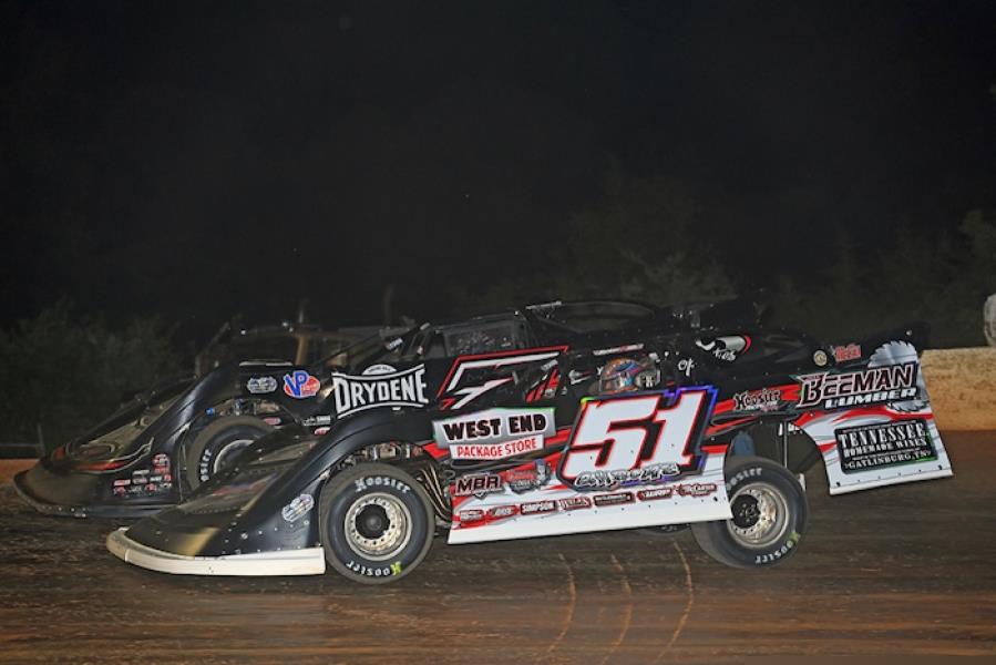 411 Motor Speedway (Seymour, TN) – Crate Racin’ USA – J.T. Kerr Memorial – June 25th, 2022. (Brian McLeod photo)