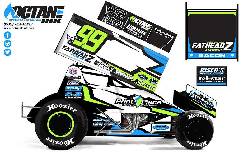 Brady Bacon – New Look/Primary Sponsor for Wing Team in 2015!