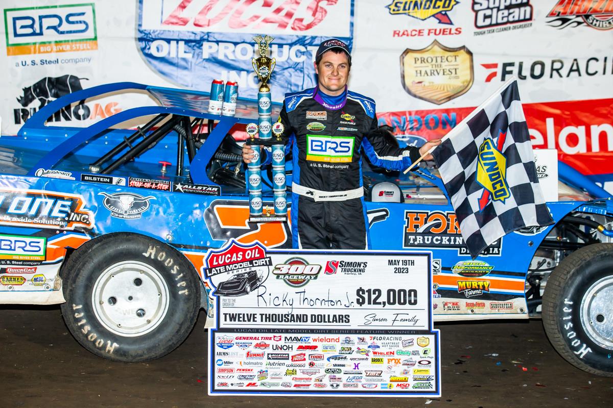 Thornton Rolls Perfect Score at 300 Raceway