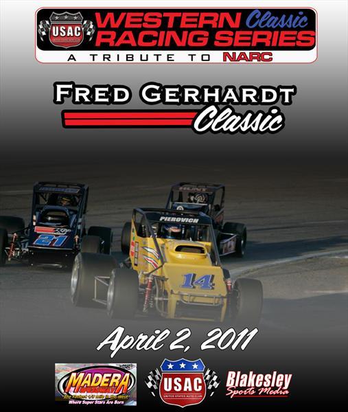 GERHARDT CLASSIC TO START USAC WESTERN CLASSIC PAVEMENT SPRINTS