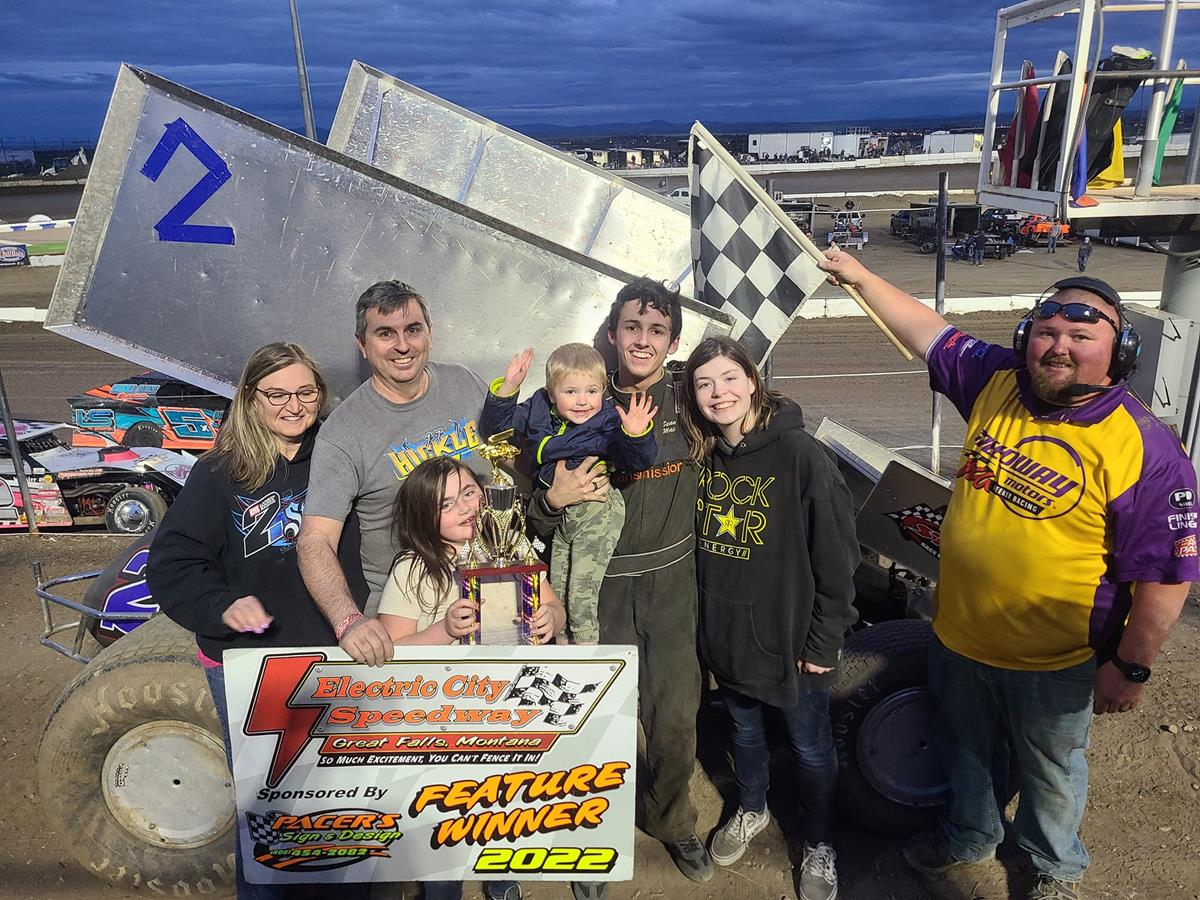James Setters Earns First ASCS Frontier Win At Electric City Speedway