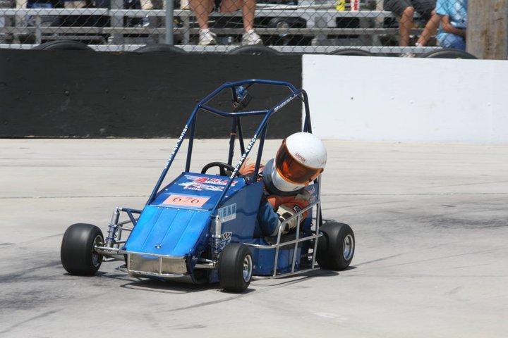 Michael Fanelli wins at the USAC at the Brickyard