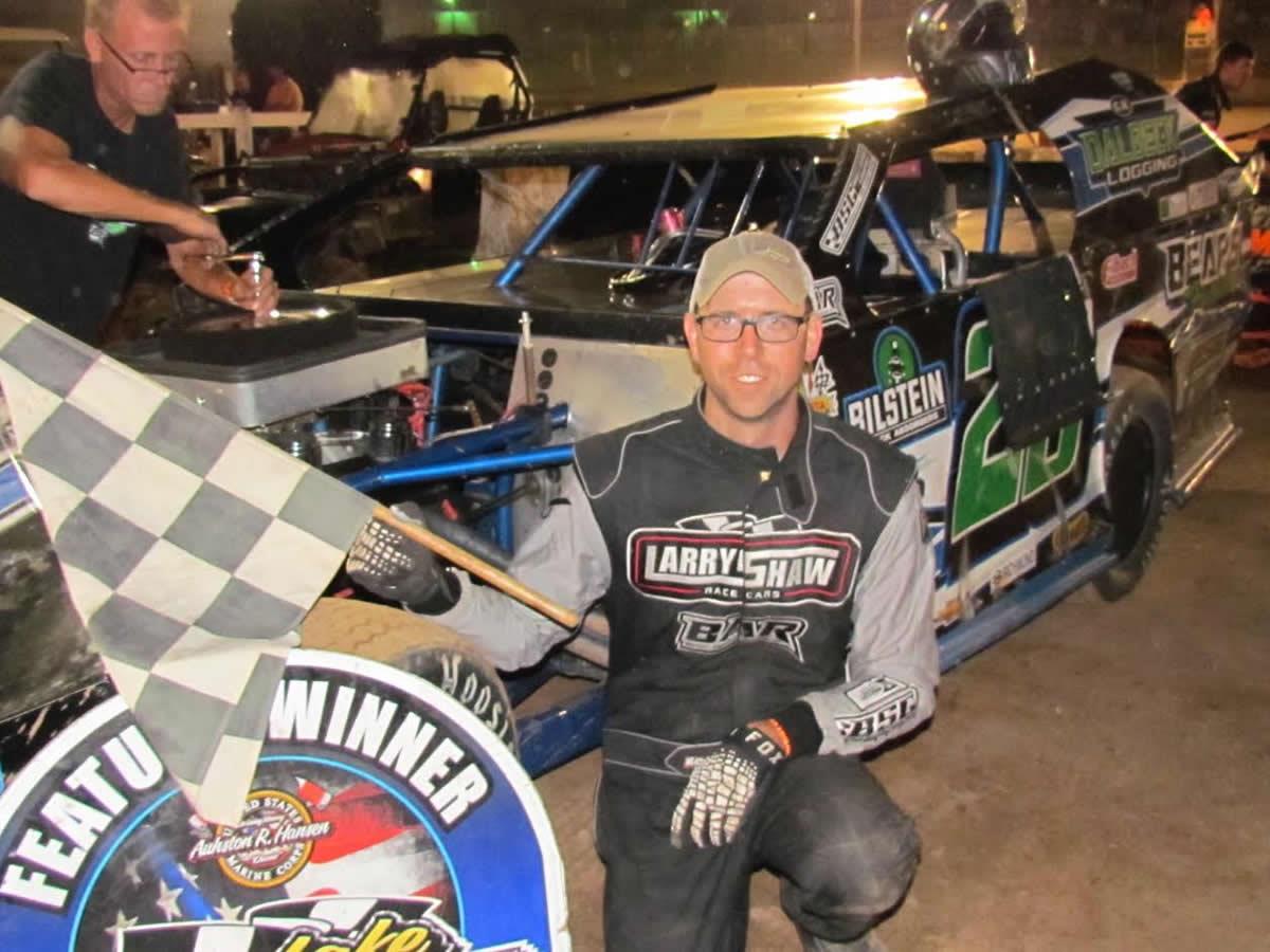 Buzzy Adams Goes 3-For-4 at Rice Lake Speedway