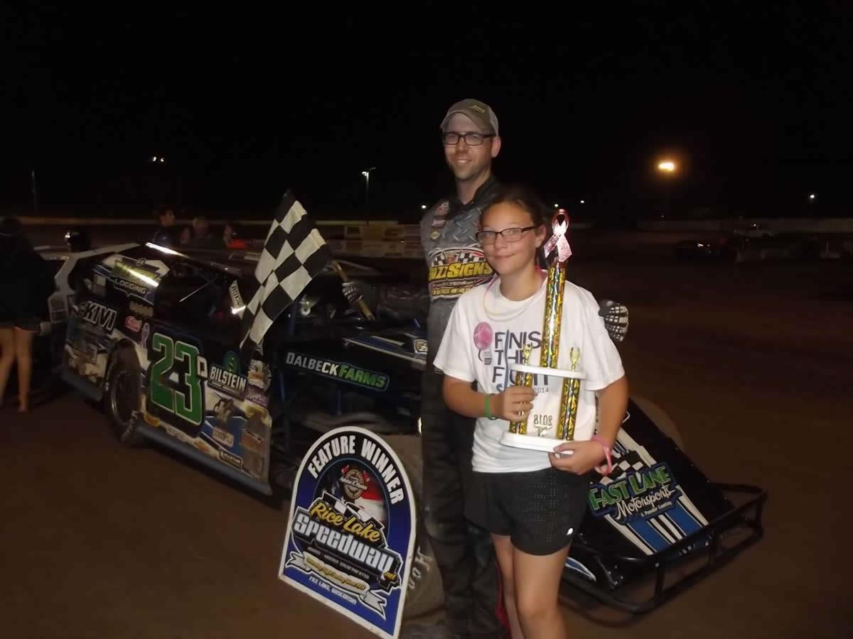 Buzzy Wins in Modified and Midwest Modified During Independence Celebration at Rice Lake Speedway