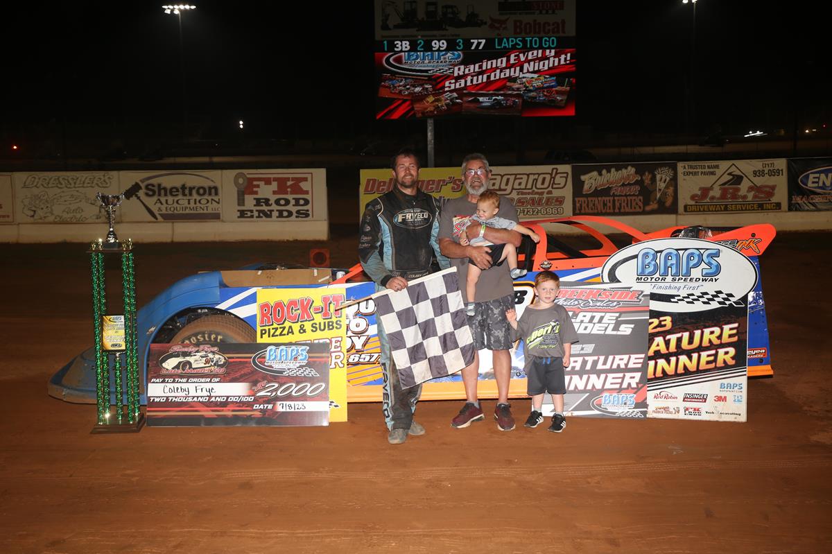 Coleby Frye Races to Smokey Frye Late Model 50 Victory at BAPS