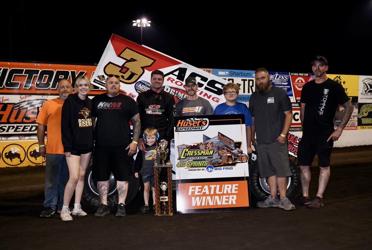 Zomer, Dann and Carsrud Post Special Wins at Huset’s Speedway During Huset’s Hall of Fame Night