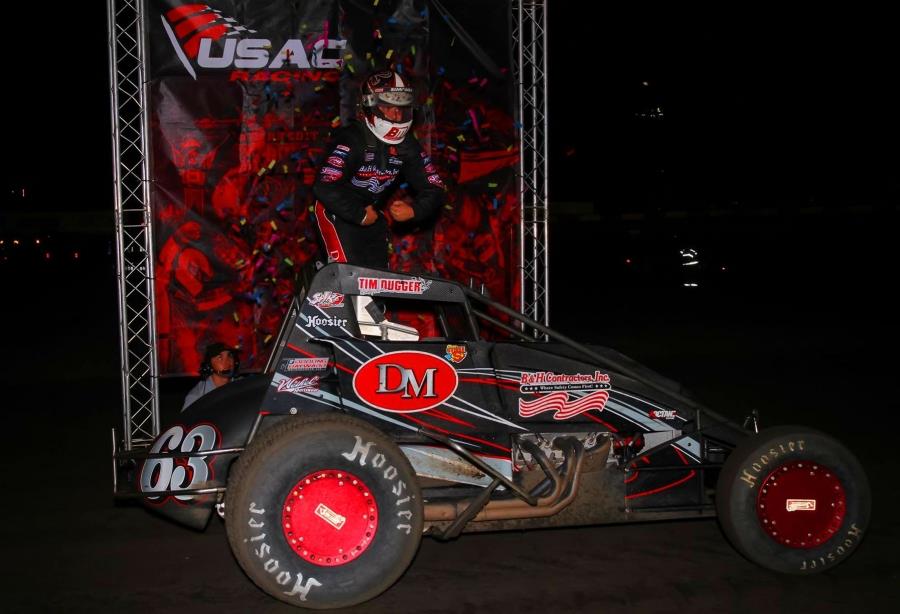 Brady Bacon – Big Lakeside USAC Win!