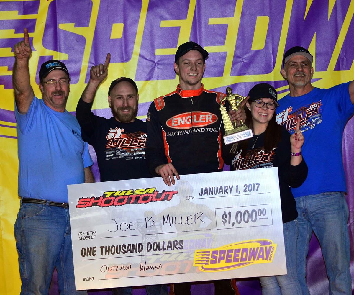 Joe B. Miller From Last To Win the 32nd Speedway Motors Tulsa Shootout!