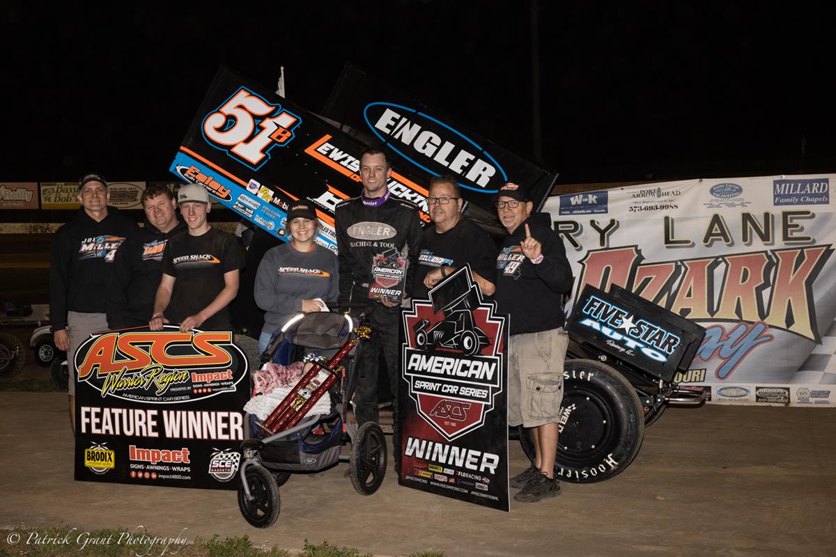 Joe B. Miller Breaks Through With ASCS National At Lake Ozark Speedway!