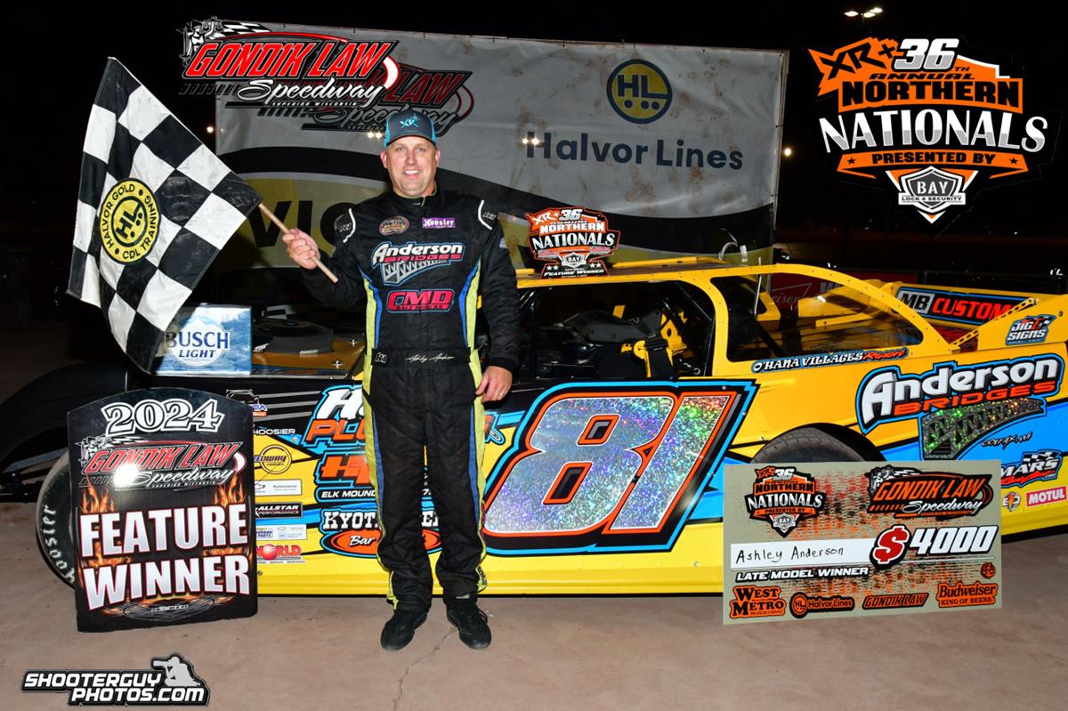 Anderson Obliterates GLS Late Model Field to Close Out 36th Northern Nationals
