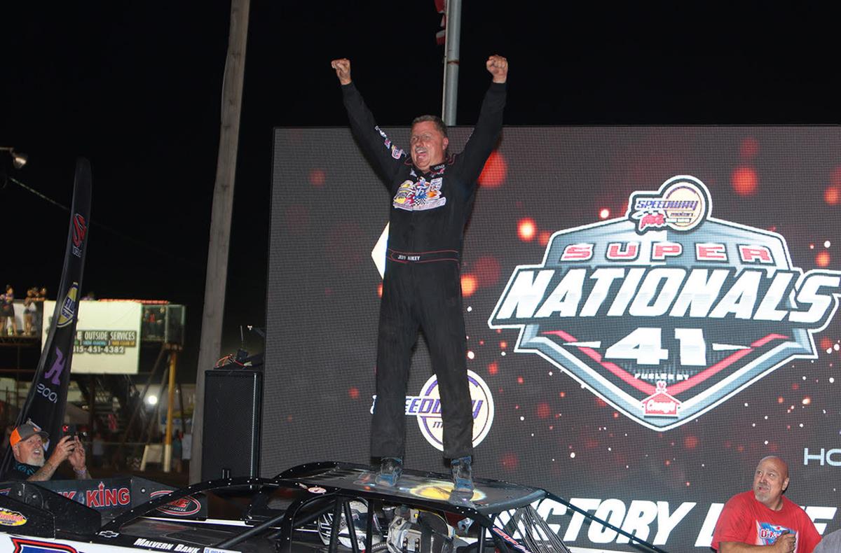Aikey adds to hall of fame credentials with 7th IMCA Super Nationals Late Model championship