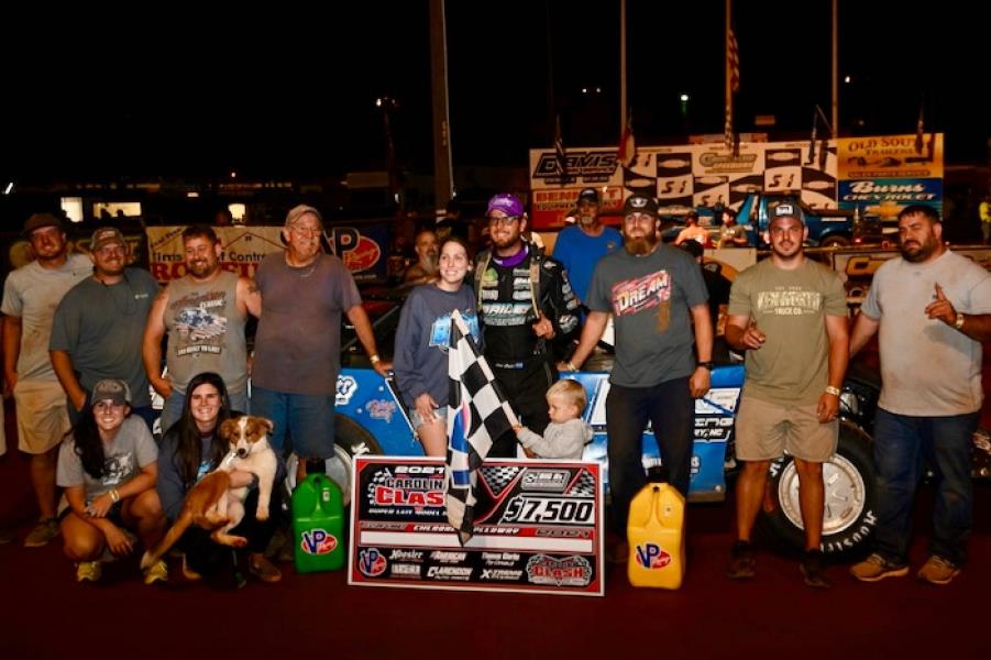 Ross Bailes visits Carolina Clash victory lane at Gaffney