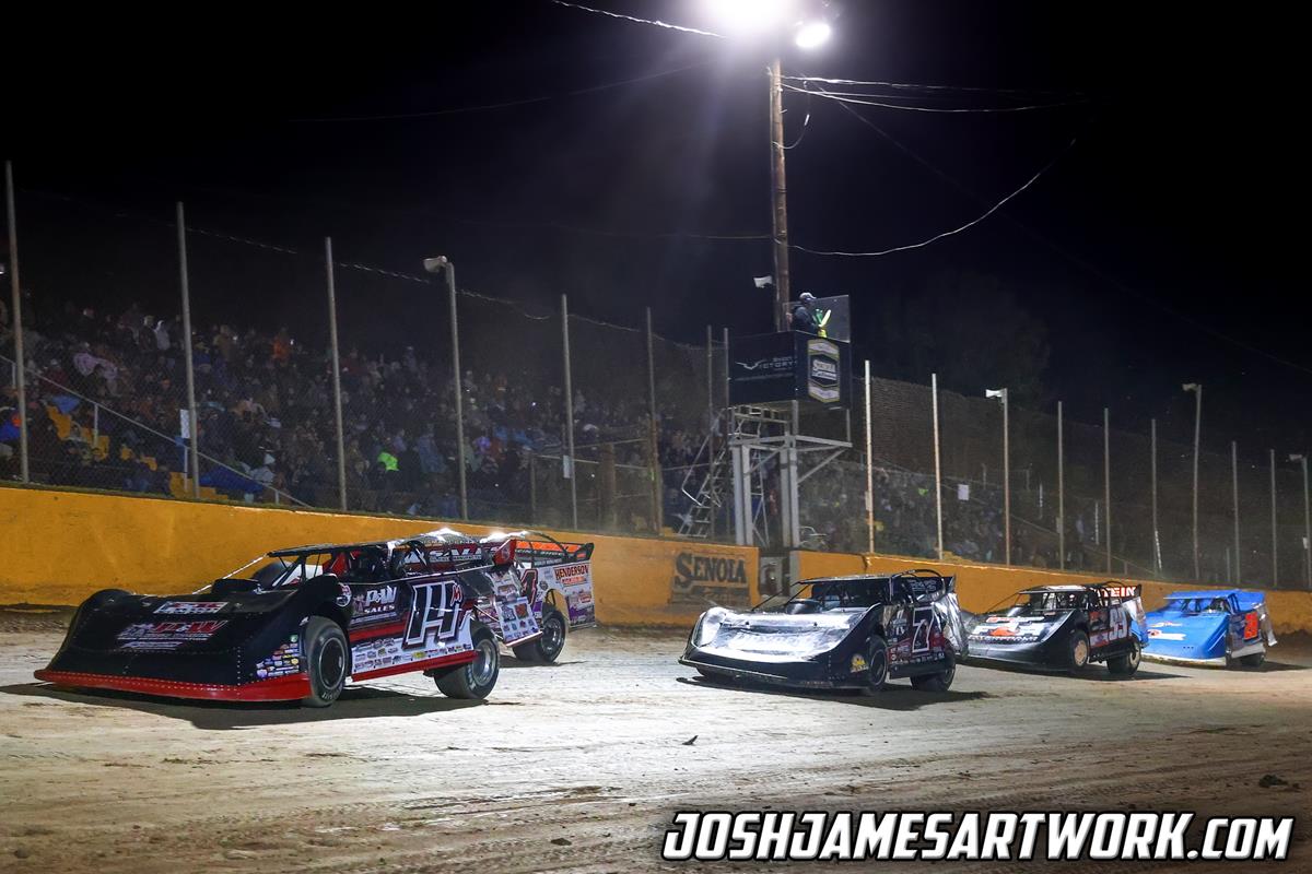 Senoia Raceway (Senoia, GA) – Castrol FloRacing Night in America – Peach State Classic – November 11th-12th, 2022. (Josh James Artwork)