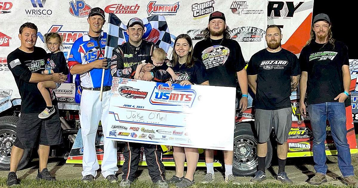 O'Neil best USMTS foes at Park Jefferson Speedway