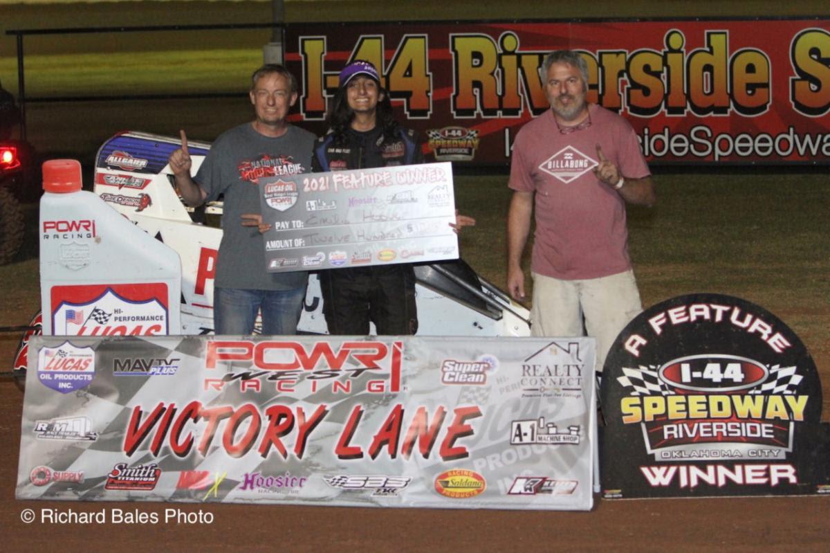 Hoover Goes Wire to Wire to Earn First Career POWRi West Series Win