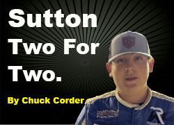Sutton Makes it Two-for-Two, Awarded Allen Turner PLM 100 After Teammate Fails Tech