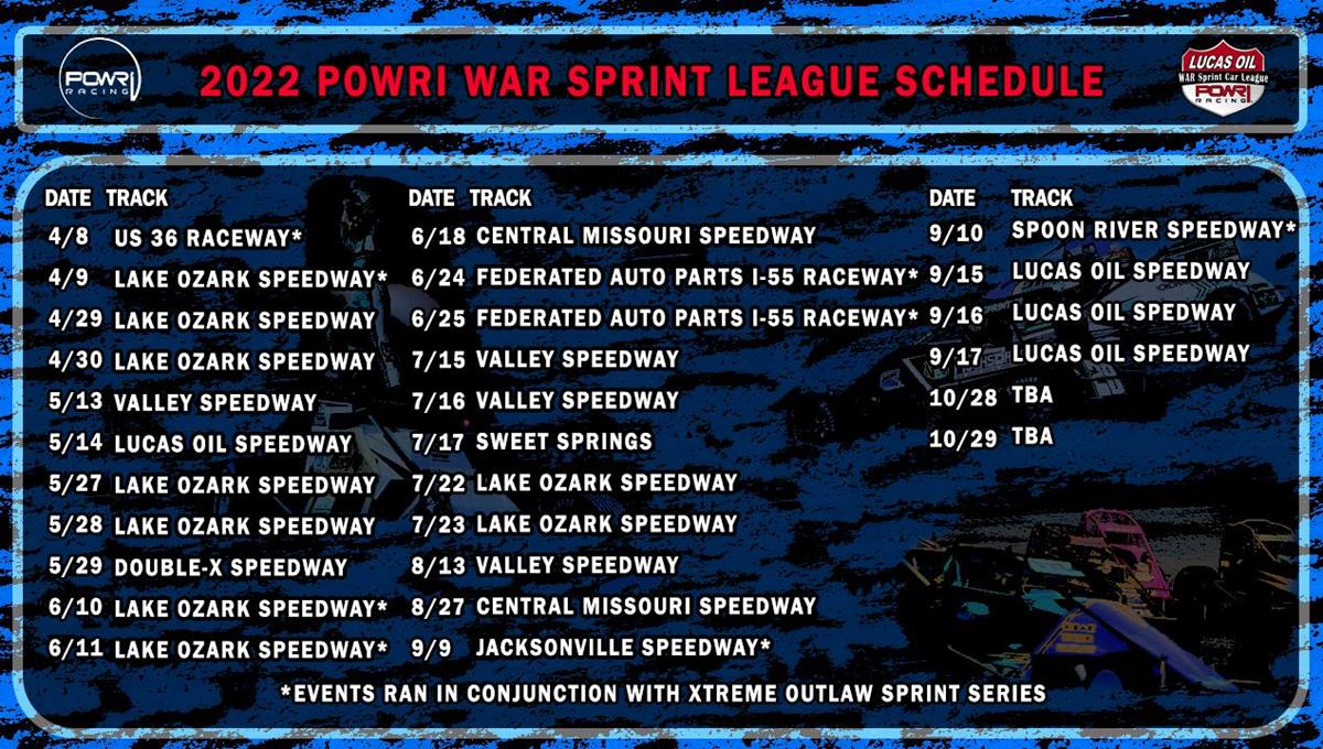 Lucas Oil POWRi WAR Sprint League Readies for 2022 Season Start