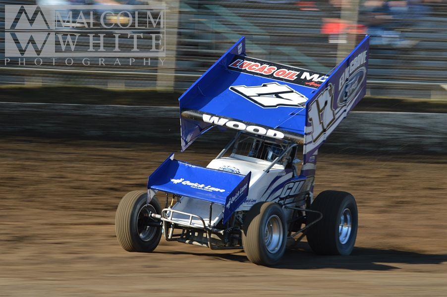 Wood Learns Finesse on Slick Track with MOWA at 34 Raceway
