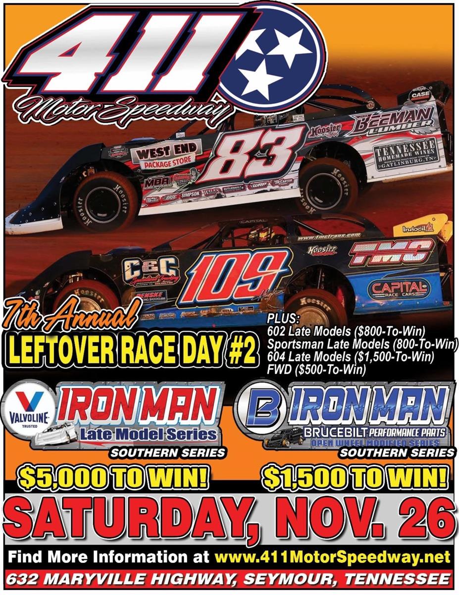 The 7th Annual Leftover Set to be Served at 411 Motor Speedway November 26
