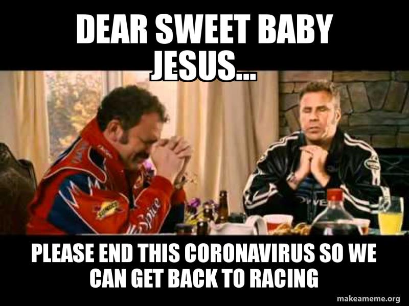 Races are cancelled until further notice
