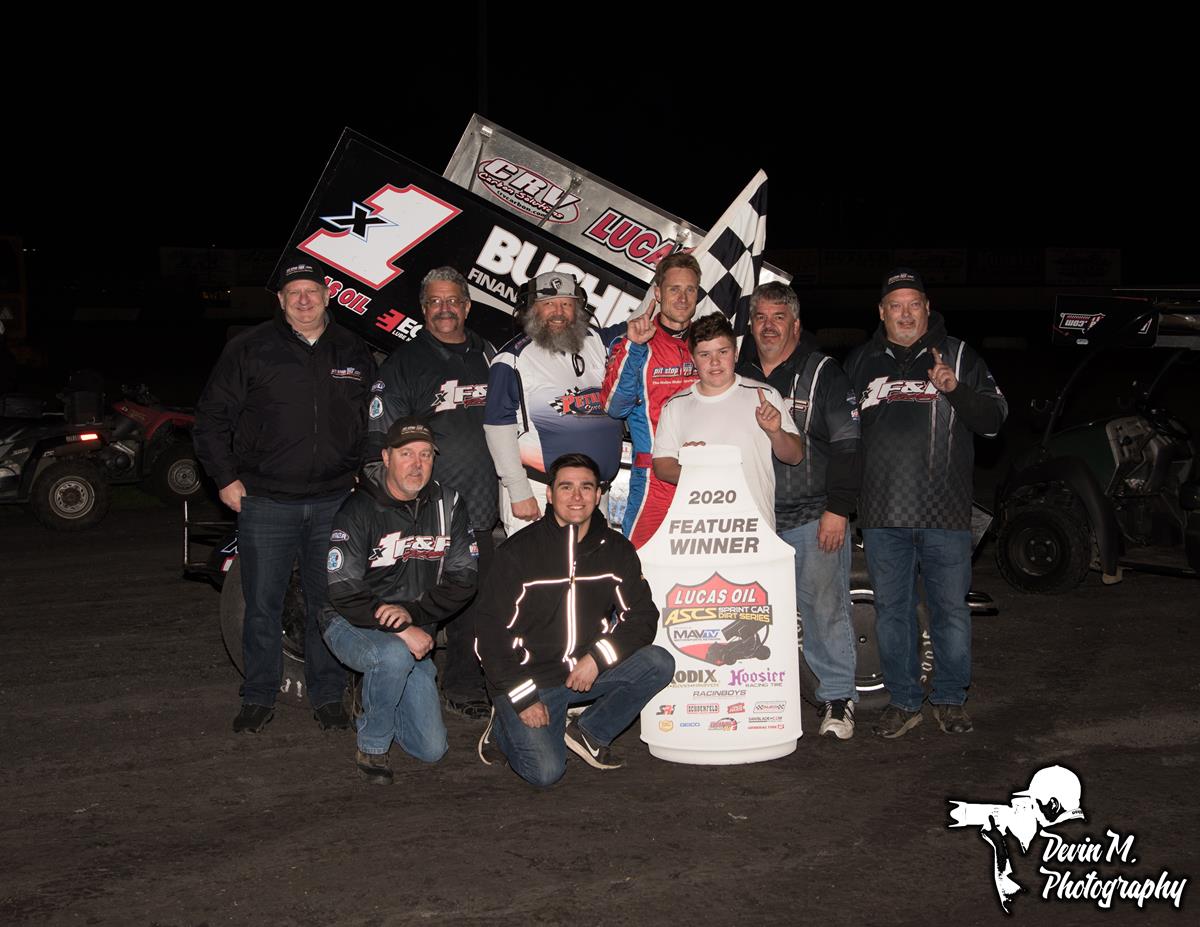 Andy Forsberg Wins At Petaluma Speedway With The Lucas Oil American Sprint Car Series