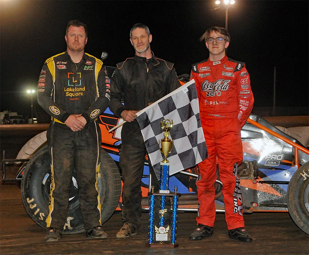 Zimmerman Wins I-30 Speedway’s Wingless STN Prelim Again!
