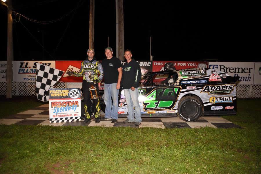Buzzy Adams Sweeps at Red Cedar Speedway