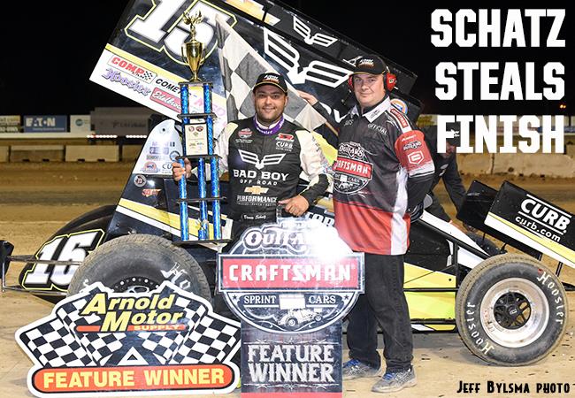 Schatz Steals Finish