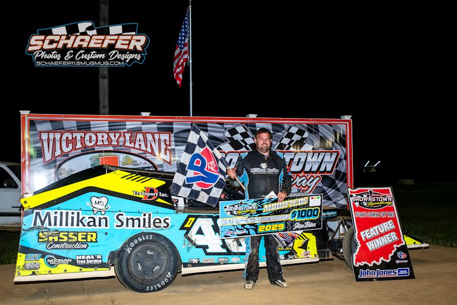 Brownstown Speedway (Brownstown, IN) – Hall of Fame Classic – August 5th, 2023. (Mark Schaefer photo)