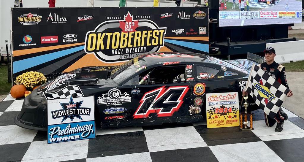 Kody King enjoys a career weekend during Oktoberfest at LaCrosse