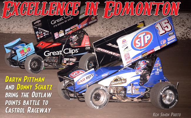 Daryn Pittman and Donny Schatz