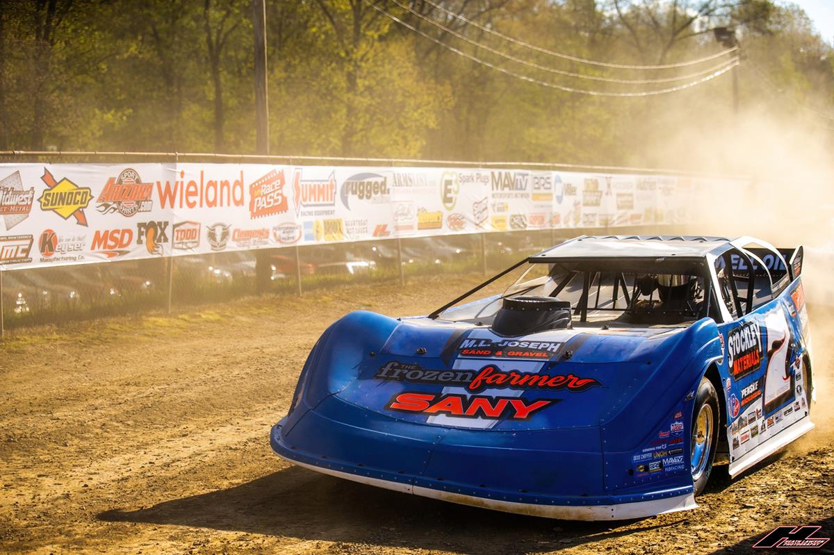 Atomic Speedway (Chillicothe, OH) – Lucas Oil Late Model Dirt Series – Buckeye Spring 50 – May 4th, 2023. (Heath Lawson photo)