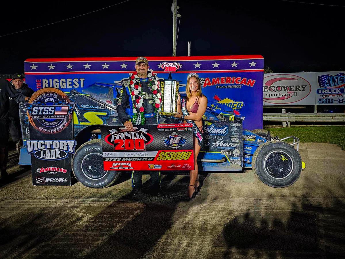 SHEPPARD TAKES $53,000 TO WIN FONDA 200