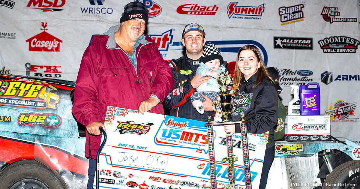 O’Neil rocks Rapid Speedway in USMTS runaway