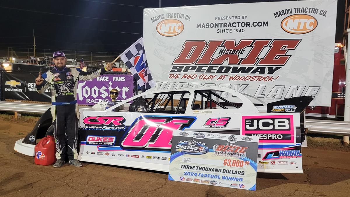 Dixie Speedway (Woodstock, GA) – Crate Racin' USA – April 27th, 2024.
