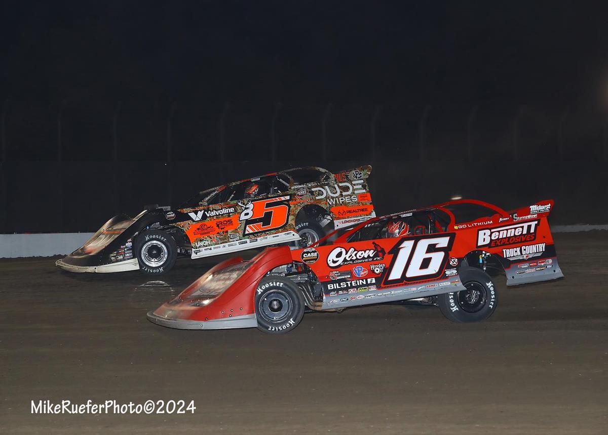 Davenport Speedway (Davenport, IA) – Lucas Oil Midwest Late Model Racing Association – Corn State Nationals – September 13th-14th, 2024. (Mike Ruefer Photo)