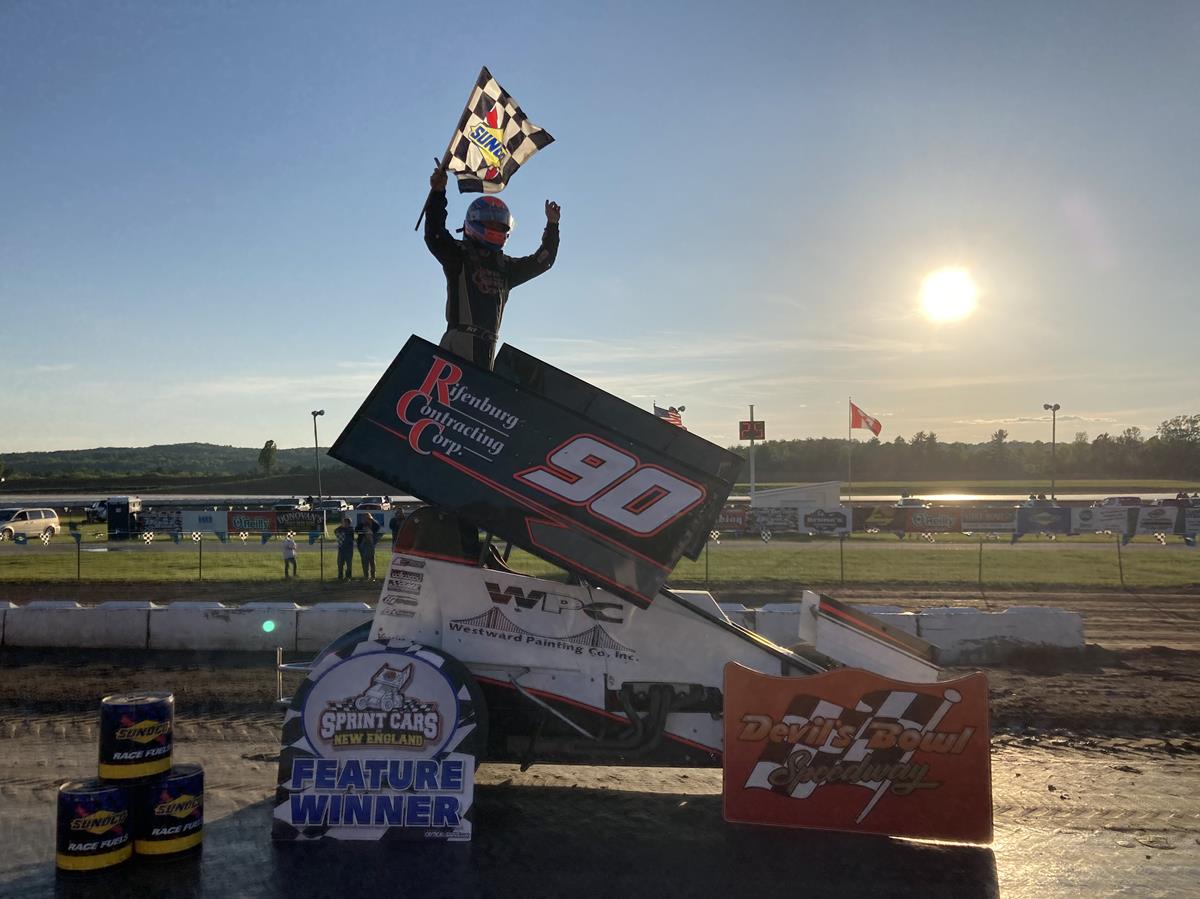 Tanner Claims Devil's Bowl 360 Sprint Cars