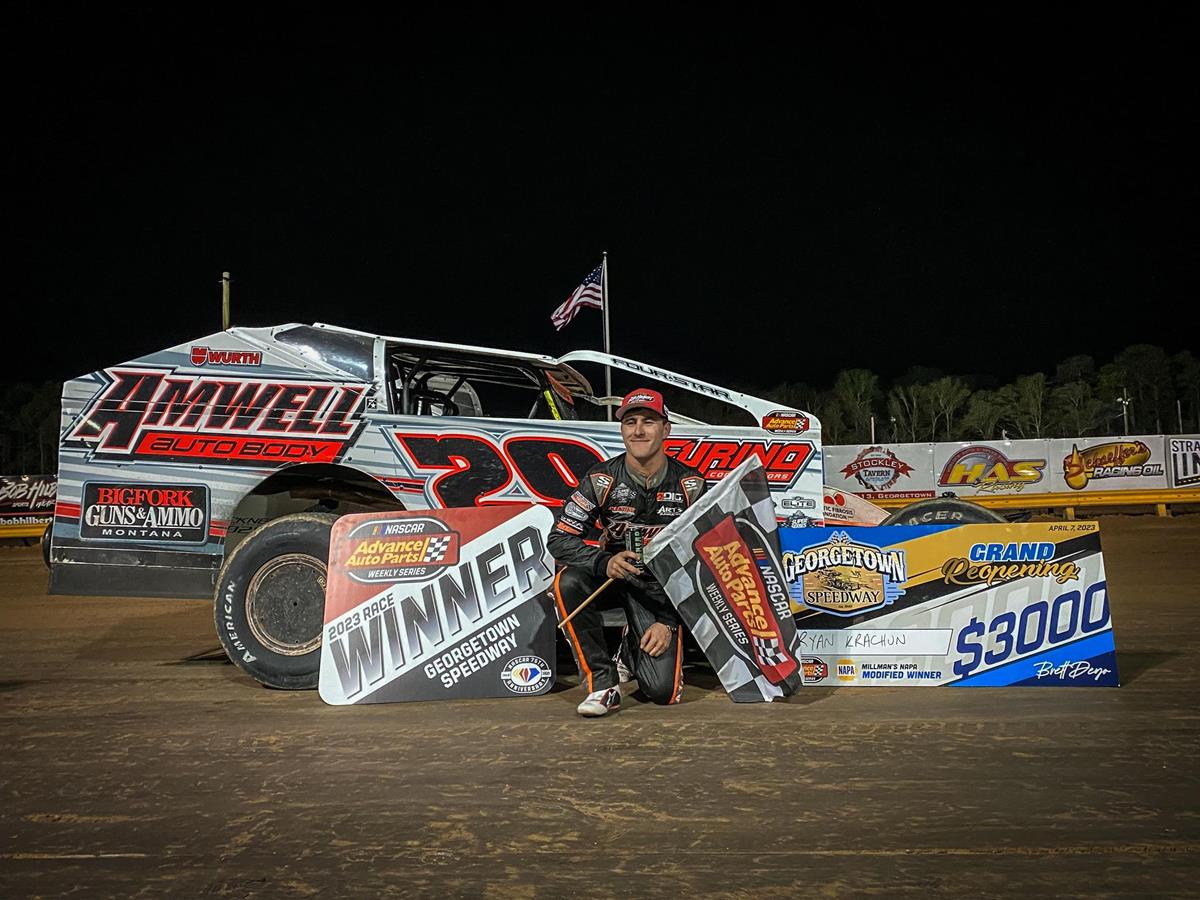 Finally: Ryan Krachun Records Georgetown Speedway Modified Breakthrough Win