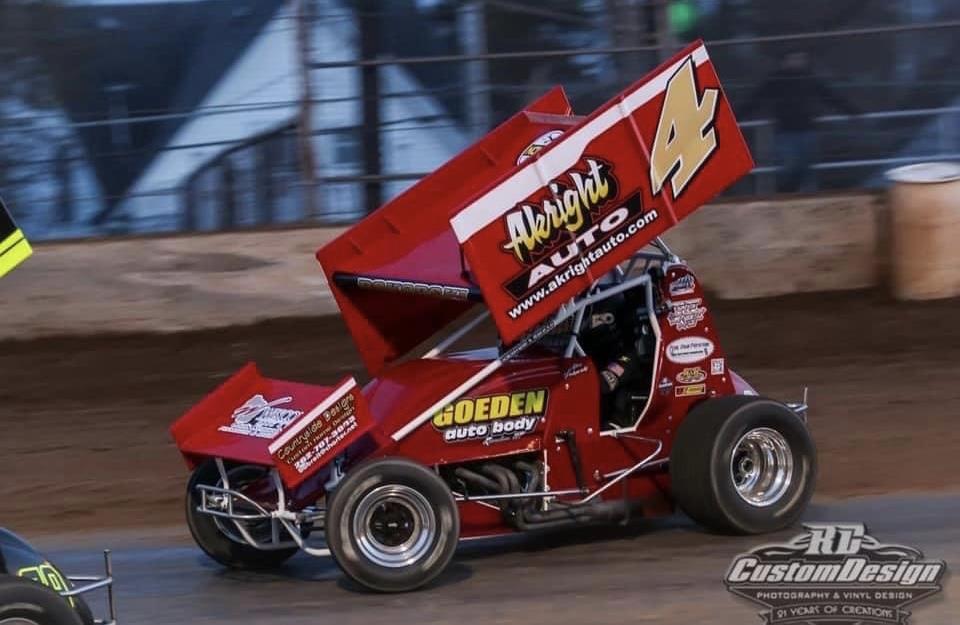 Alex Pokorski opens 2023 PDTR 360 Sprint Car campaign with top-five run
