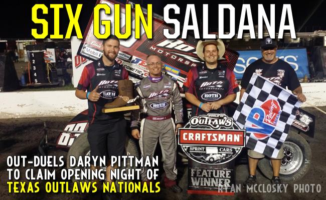 Saldana Wins at Devil's Bowl