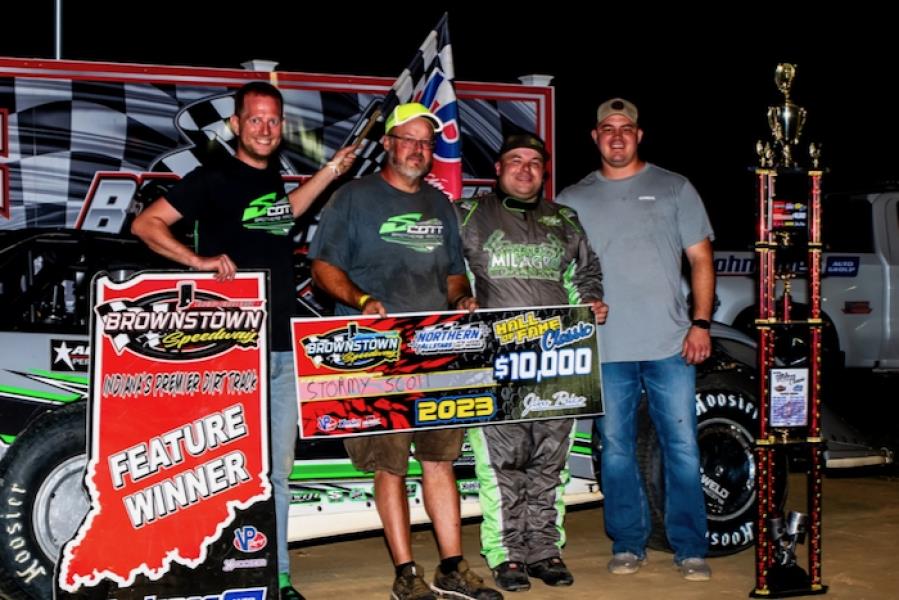 Brownstown Speedway (Brownstown, IN) – Northern Allstars Late Model Series – Hall of Fame Classic – August 5th, 2023. (Mark Schaefer photo)